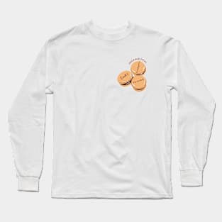 package deal brown chocolate macaroon cookies looks personalities intelligence Long Sleeve T-Shirt